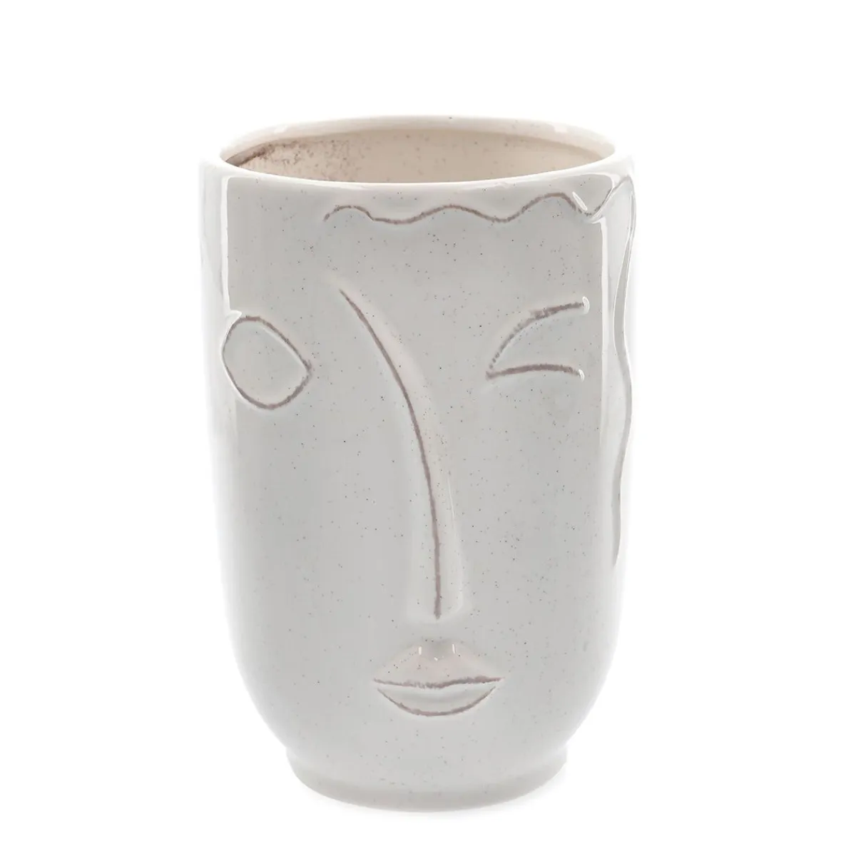 HOMLA Wazon Muka Ceramiczny 11.8X17 Cm Bialy Sale