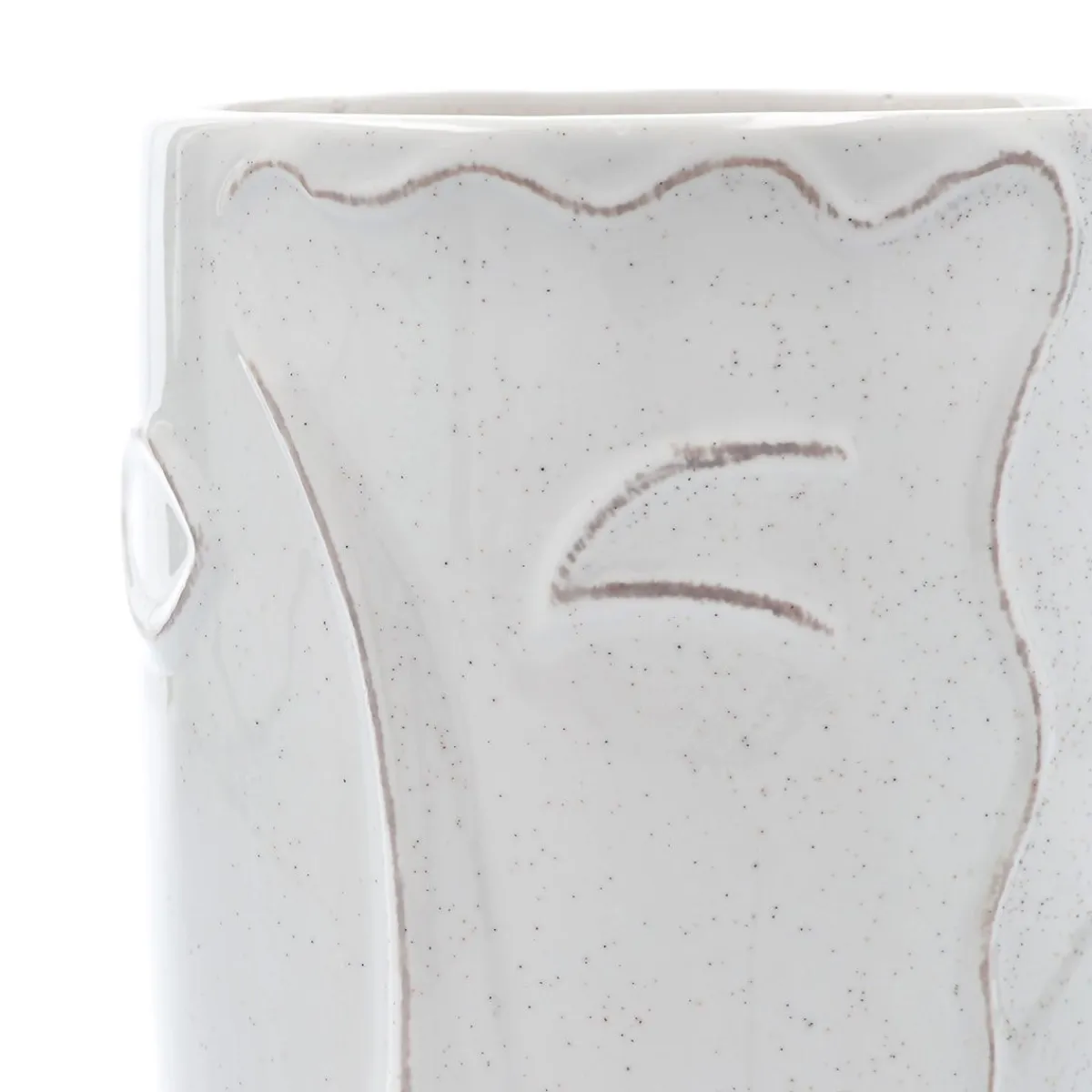 HOMLA Wazon Muka Ceramiczny 11.8X17 Cm Bialy Sale