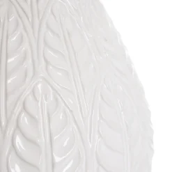 HOMLA Wazon Natto Ceramiczny Z Tloczeniami Ecru 15X15X24 Cm Hot