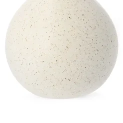 HOMLA Wazon Novo Okragly W Kropki 15X15X21 Cm Ecru Sale