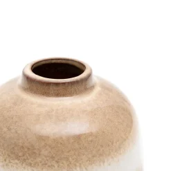 HOMLA Wazon Soleto Ceramiczny Bezowy 14,7X14,7X15 Cm Hot