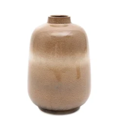 HOMLA Wazon Soleto Ceramiczny Bezowy 15,5X22,4 Cm Hot