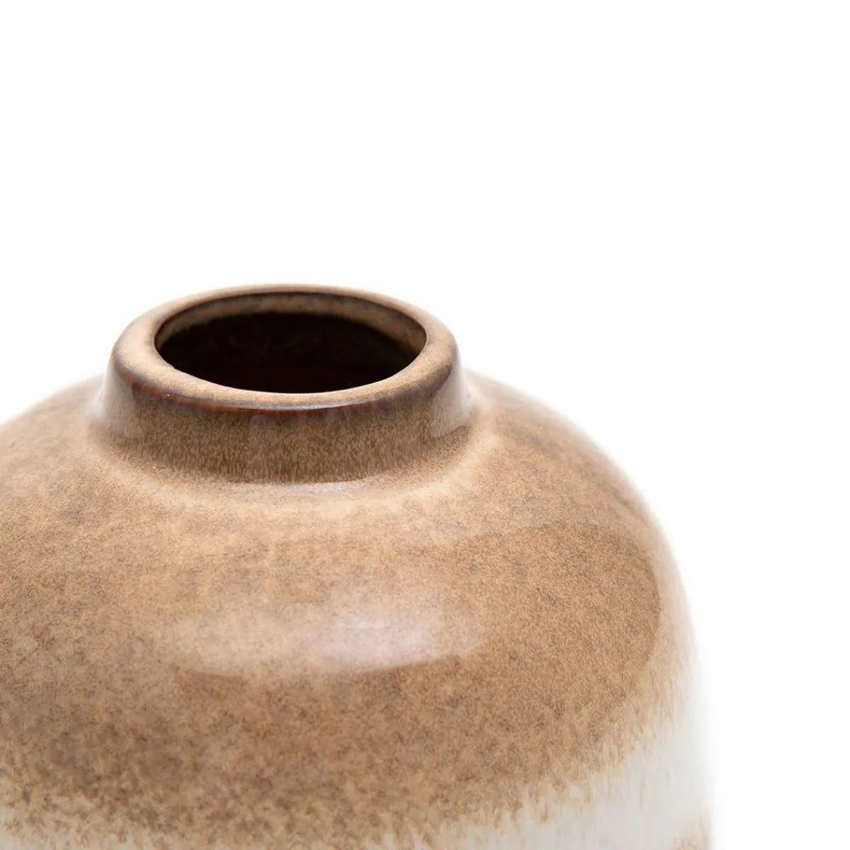 HOMLA Wazon Soleto Ceramiczny Bezowy 15,5X22,4 Cm Hot
