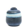 HOMLA Wazon Soleto Ceramiczny Granatowy 14,7X14,7X15 Cm Clearance