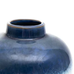HOMLA Wazon Soleto Ceramiczny Granatowy 14,7X14,7X15 Cm Clearance