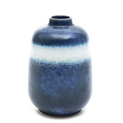 HOMLA Wazon Soleto Ceramiczny Granatowy 15,5X15,5X22 Cm Online