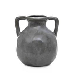 HOMLA Wazon Stelo Ceramiczny Z Uchwytami 13X13X15 Cm