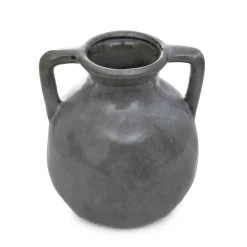 HOMLA Wazon Stelo Ceramiczny Z Uchwytami 13X13X15 Cm