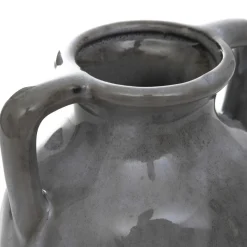 HOMLA Wazon Stelo Ceramiczny Z Uchwytami 13X13X15 Cm
