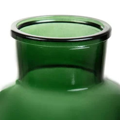 HOMLA Wazon Tenno Szklany Zielony 14,5X14,5X25,5 Cm Hot