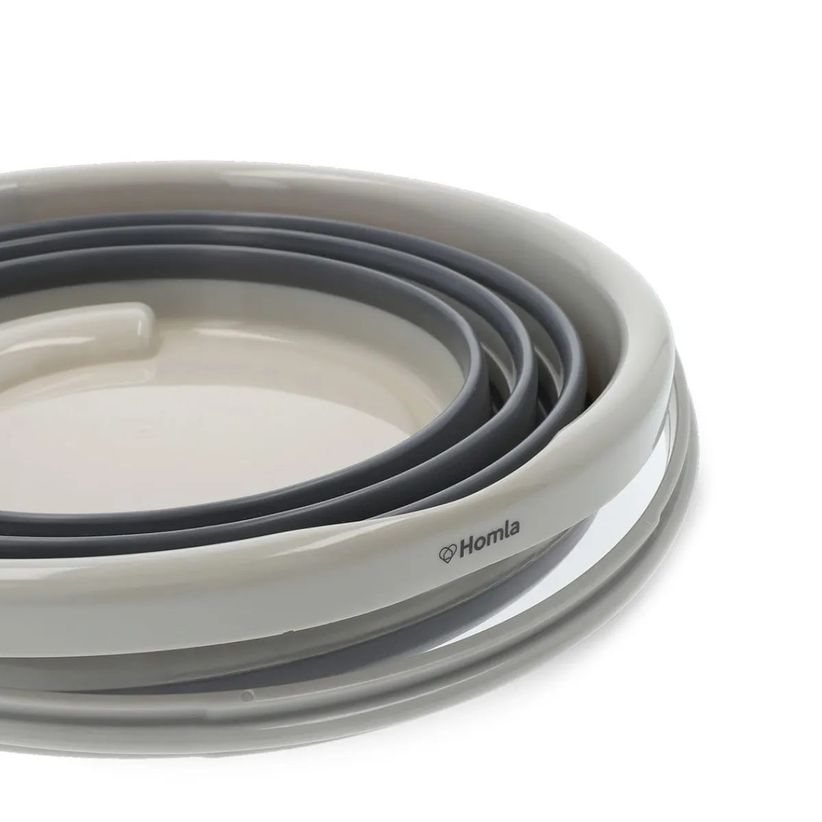 HOMLA Wiaderko Easy Clean Skladane Duze 10 L Szary Online