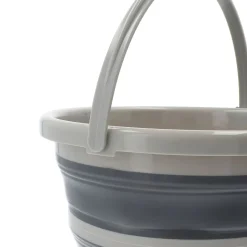 HOMLA Wiaderko Easy Clean Skladane Duze 10 L Szary Online