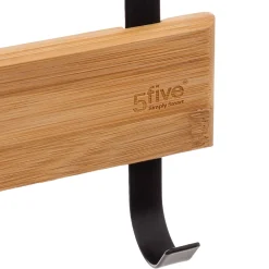 5FIVE SIMPLY SMART Wieszak Natureo Na Drzwi 30X40X5,3 Cm Brazowy Outlet