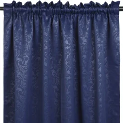 HOMLA Zaslona Elisi Z Wytlaczanym Wzorem Granatowa 140X250 Cm Best