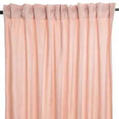 HOMLA Zaslona Patty Welwetowa Brudny Roz 140X250 Cm