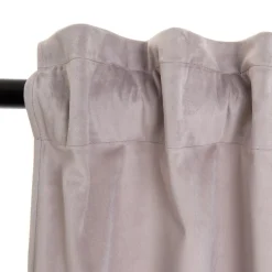 HOMLA Zaslona Talla Zaciemniajaca Velvetowa Szara 140X250 Cm Outlet