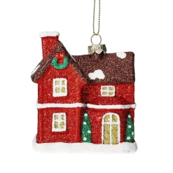 HOMLA Zawieszka Evi Red Domek 8 Cm Czerwony Discount