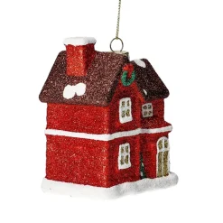 HOMLA Zawieszka Evi Red Domek 8 Cm Czerwony Discount
