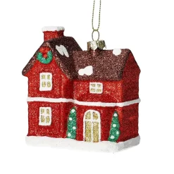 HOMLA Zawieszka Evi Red Domek 8 Cm Czerwony Discount