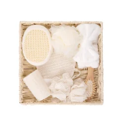 HOMLA Zestaw Akcesoriow Do Pielegnacji Ciala Wellness 7 Szt 30X30X6 Cm Sale