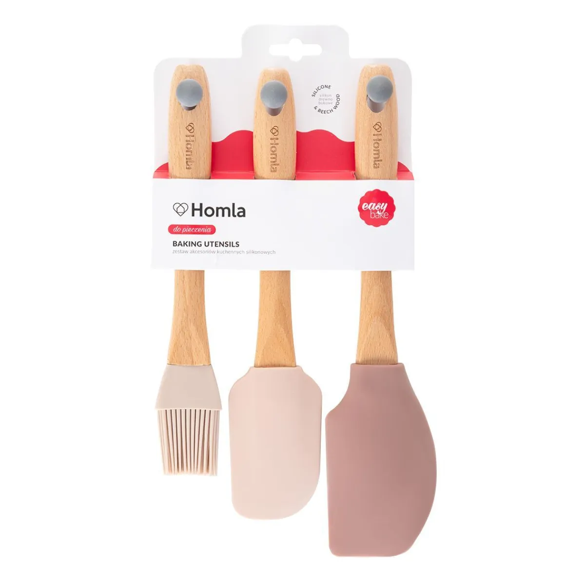 HOMLA Zestaw Akcesoriow Easy Bake Do Pieczenia Naturalny Clearance