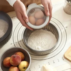 HOMLA Zestaw Easy Cook Misek Z Pokrywkami 4 Szt Szary