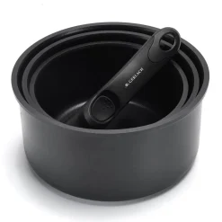 GERLACH Zestaw Garnków Smart Aluminiowych Z Raczka 4El. Czarny Hot