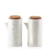COOKINI Zestaw Karafek Modern Life Porcelanowych 2X200 Ml Bialy Best