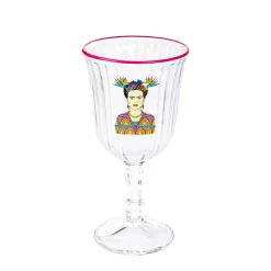 HOMLA Zestaw Kieliszkow Frida Kahlo Fuksjowych, 2 Szt. 0.18 Hot