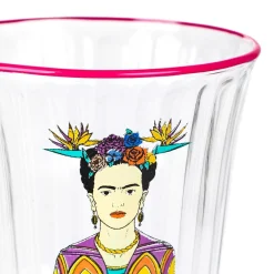 HOMLA Zestaw Kieliszkow Frida Kahlo Fuksjowych, 2 Szt. 0.18 Hot