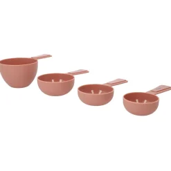 HOMLA Zestaw Miarek Easy Bake Kuchennych 4 Szt. Rozowy Best