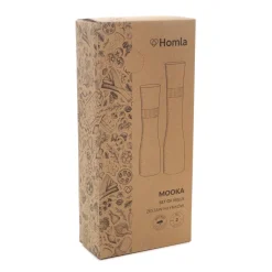 HOMLA Zestaw Mlynkow Mooka 2 Szt. 20+25Cm Naturalny Hot