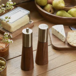 HOMLA Zestaw Mokka Mlynek I Przyprawnik 2 Szt. Naturalny Outlet