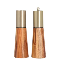 HOMLA Zestaw Mokka Mlynek I Przyprawnik 2 Szt. Naturalny Outlet