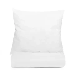HOMLA Zestaw Poduszka + Koldra Lino Z Mikrofibry 160X200 + 70X80 Cm Bialy Discount