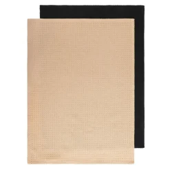 HOMLA Zestaw Scierek Kuchennych Femelo Bezowa I Czarna 2*50X70 Cm Hot