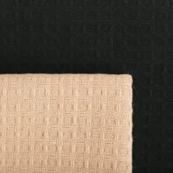 HOMLA Zestaw Scierek Kuchennych Femelo Bezowa I Czarna 2*50X70 Cm Hot