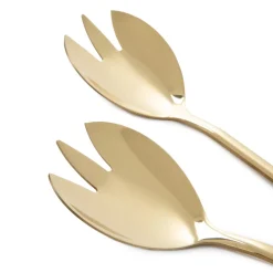 HOMLA Zestaw Stilo Lyzek Do Salaty Ch 2 Szt. Zloty New