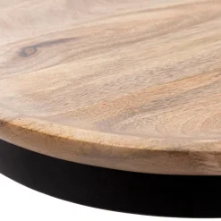 HOMLA Zestaw Stolikow Kawowych Harvey Drewnianych 53X51/43X43 Cm Naturalny Clearance