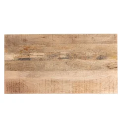 HOMLA Zestaw Stolikow Kawowych Maya Lite Drewno Mango + Metal 110X60X45 Cm/50X50X40Cm Naturalny Best