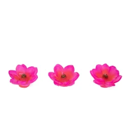 HOMLA Zestaw Swiec Floral Aura 3 Szt. Kwiaty Rozowe 140 G