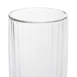 HOMLA Zestaw Szklanek Cembra Groove Z Podwojna Scianka, 2 Szt. 0,35 L