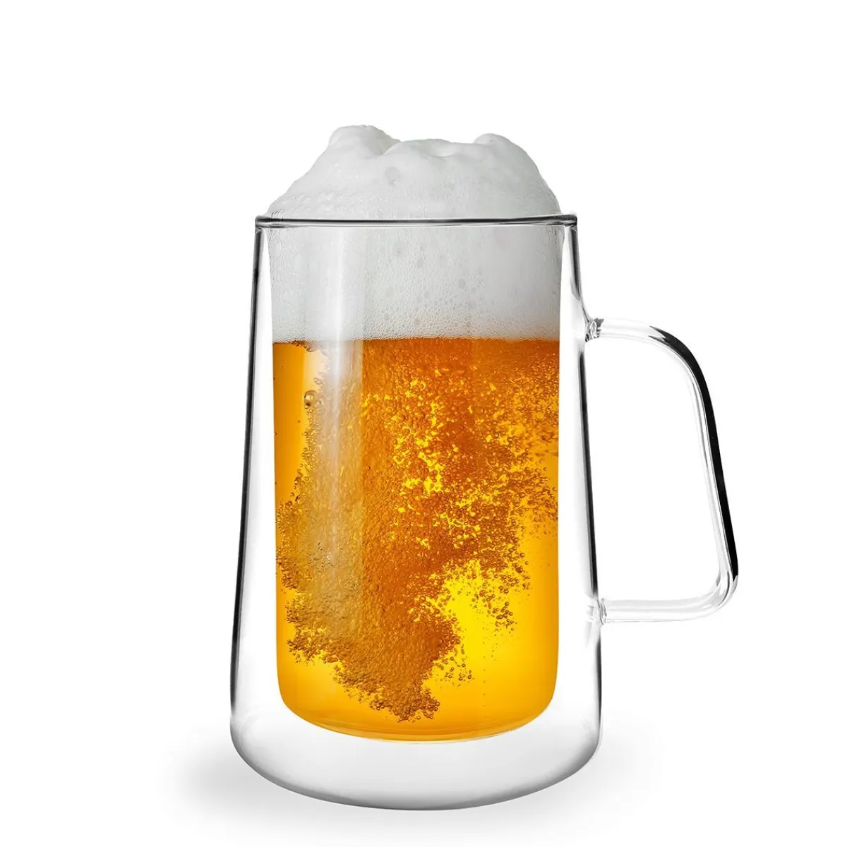 VIALLI DESIGN Zestaw Szklanek Diva Z Podwojna Scianka 6 Szt. 300 Ml Przezroczysty Hot