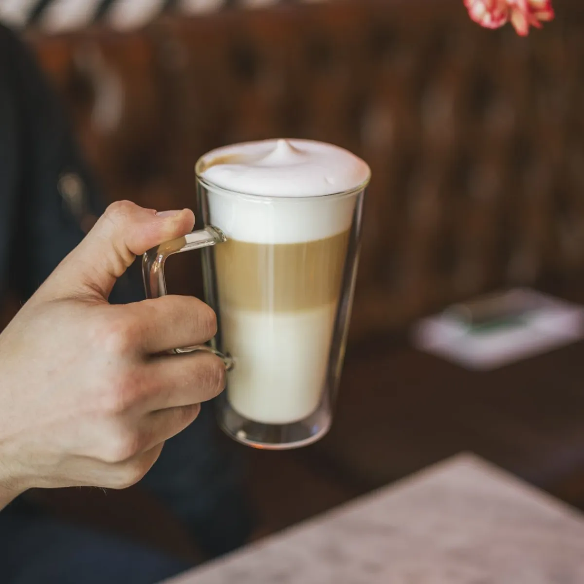 VIALLI DESIGN Zestaw Szklanek Diva Z Podwojna Scianka 2 Szt. 350 Ml Przezroczysty Clearance