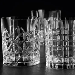 NACHTMANN Zestaw Szklanek Highland Do Whisky Tumbler 4 Szt. 0,345 L Przezroczysty New