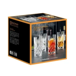 NACHTMANN Zestaw Szklanek Noblesse Do Long Drinkow 4 Szt. 0,375 L Przezroczysty Clearance