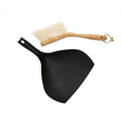 HOMLA Zmiotka Bambou I Szufelka Duza Czarna 35X26 Cm Czarny Sale