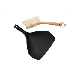 HOMLA Zmiotka Bambou I Szufelka Mala Czarna 29X19 Cm Czarny Discount